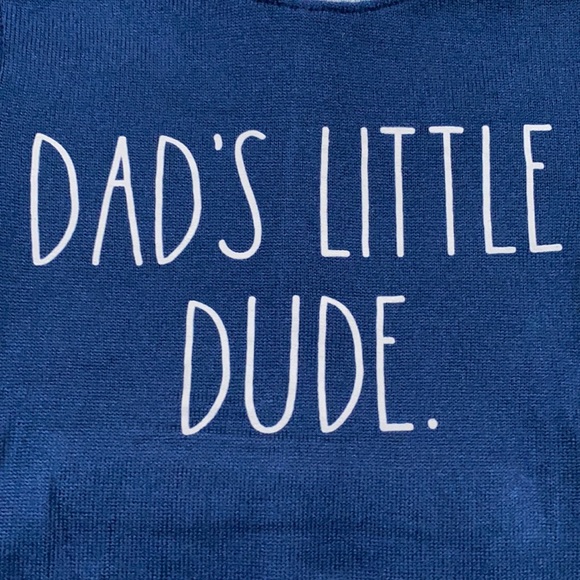 NWT Rae Dunn Dads Little Dude pajamas - Picture 2 of 4